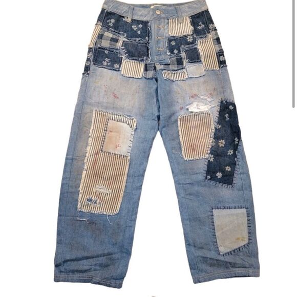 Free people × We The Free Azalea Daisy
Patchwork Blue Jeans
Size 28
New with tag - Picture 5 of 11